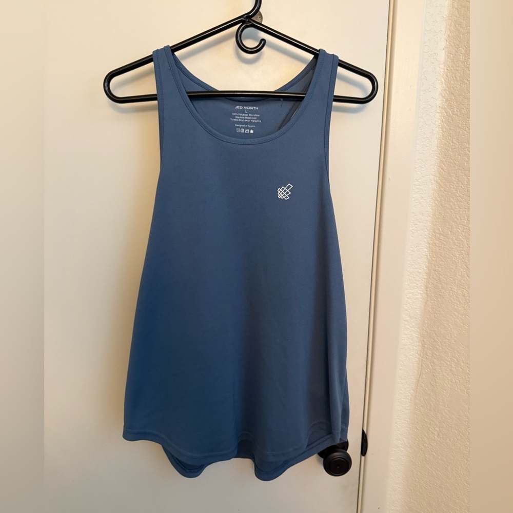 Large Jed north Blue Tank Top